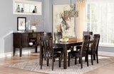 Haddigan - Dining Table With Side Chairs Dark Brown by Signature Design by Ashley® | Bel Furniture