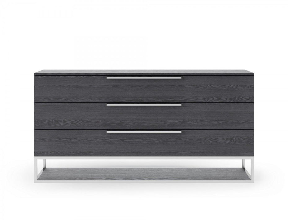 Three Drawer Dresser - Gray