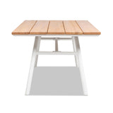 Maiden - 6 Seater Patio Dining Table - Natural Teak by Jennifer Taylor Home | Bel Furniture