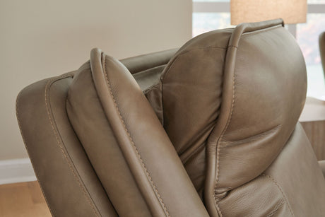 Glencroft - Power Recliner / Adjustable Headrest - Sahara - view 8