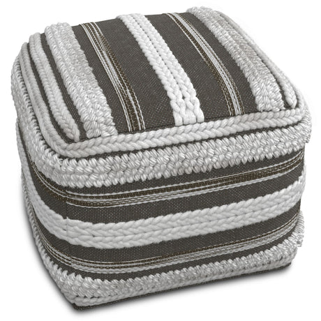 Sommer - Handcrafted Square Pouf - view 8