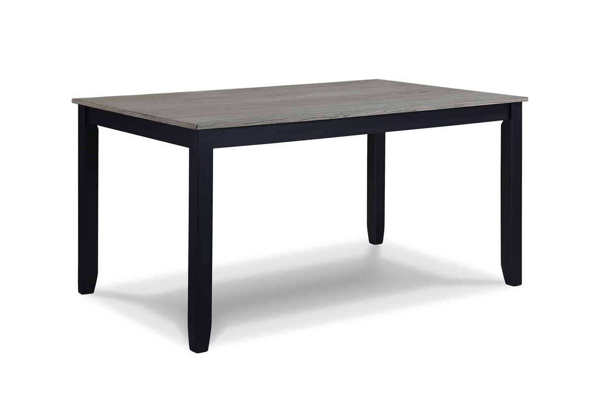 Eloise - 7 Piece Dinette Set - Charcoal / Gray by Crown Mark | Bel Furniture