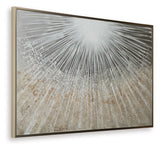 Waldard - Wall Art - Gray / Taupe / White