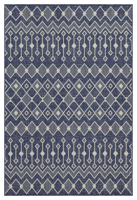 Sunshine - Indoor / Outdoor Area Rug Blue by Icona Home Decor | Bel Furniture