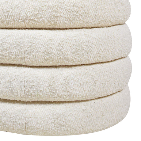 Fuji - Upholstered Oval Storage Bench by Jennifer Taylor Home | Bel Furniture