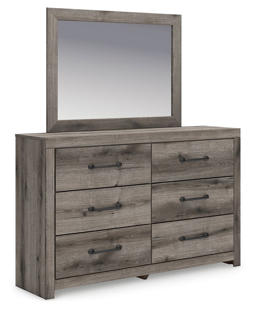 Graystorm - Brown Gray - Dresser And Mirror by Signature Design by Ashley® | Bel Furniture