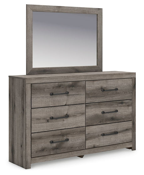 Graystorm - Brown Gray - Dresser And Mirror by Signature Design by Ashley® | Bel Furniture