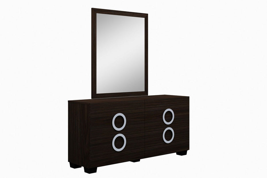 Refined Wenge High Gloss Dresser - Brown