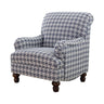Glenn - Upholstered English Arm Accent Chair Blue by CoasterElevations | Bel Furniture