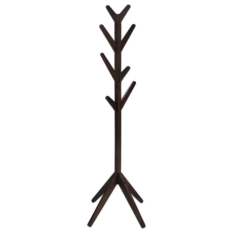 Margaret - Solid Wood Coat Rack Clothing Hanger Dark Brown by Coaster Fine Furniture | Bel Furniture
