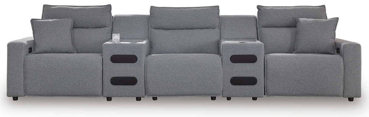 ModMax II - Salt And Pepper - Reclining Sectional
