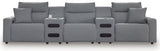 ModMax II - Salt And Pepper - Reclining Sectional