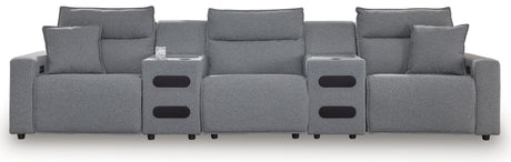 ModMax II - Salt And Pepper - Reclining Sectional
