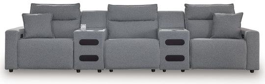 Modmax II - Reclining Sectional - Salt And Pepper