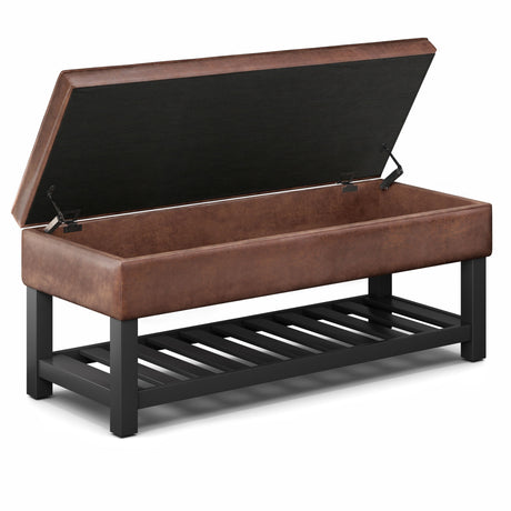Cosmopolitan - Storage Ottoman Bench With Open Bottom - view 37