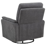Adler - Upholstered Power Swivel Glider Recliner