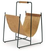 Faronworth - Brown / Black - Magazine Rack by Signature Design by Ashley® | Bel Furniture