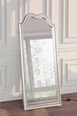 Evangeline - Full Length LED Light Floor Mirror - Silver Oak by Coaster Fine Furniture | Bel Furniture