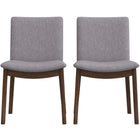 Laura - Mid-Century Modern Solid Wood Dining Chair (Set of 2)