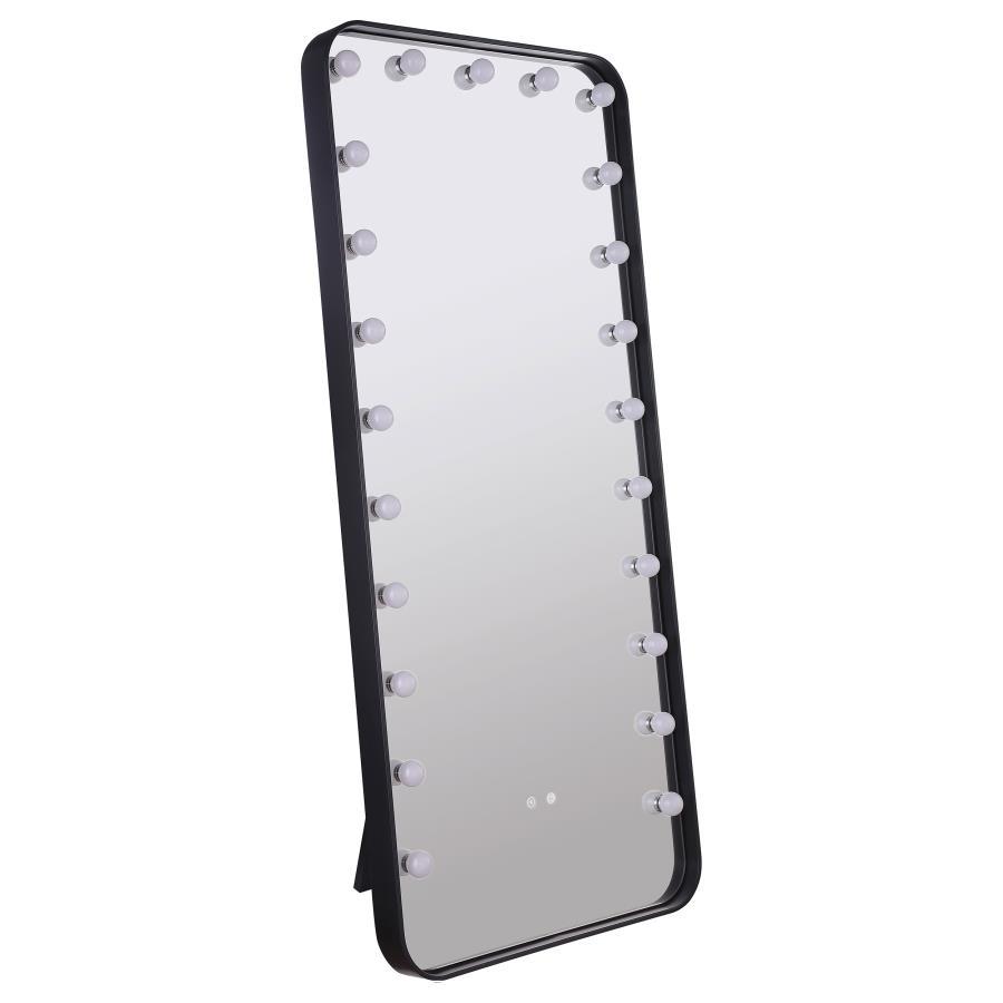 Canton - LED Standing Mirror With Speakers - Black by Coaster Fine Furniture | Bel Furniture