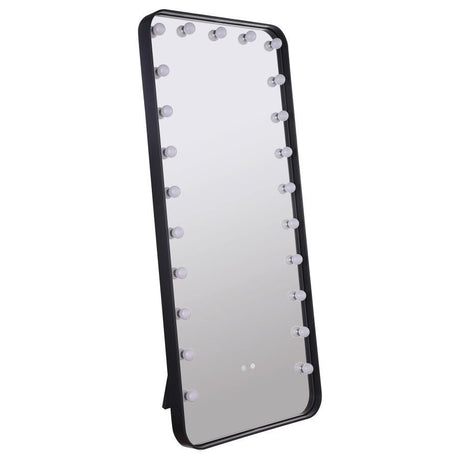 Canton - LED Standing Mirror With Speakers - Black by Coaster Fine Furniture | Bel Furniture