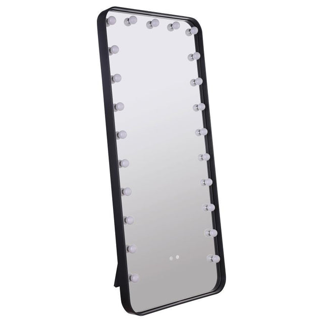Canton - LED Standing Mirror With Speakers - Black by Coaster Fine Furniture | Bel Furniture