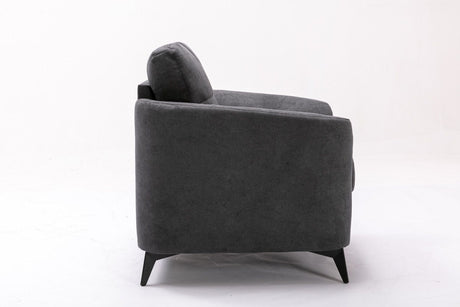 Callie - Woven Fabric Chair by Lilola Home | Bel Furniture