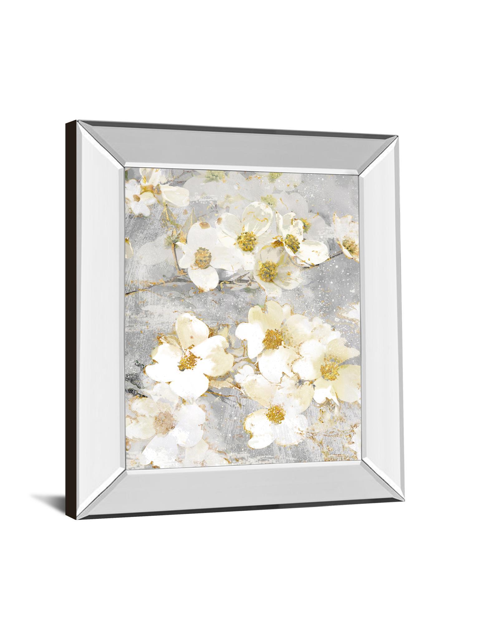 Not Just A Pretty Face I By Nan - Mirror Framed Print Wall Art - White