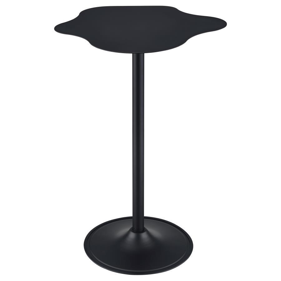 Keanu - Curved Cloud-Shaped Bistro Bar Table - Black by CoasterEssence | Bel Furniture