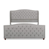Marcella - Upholstered Shelter Headboard Bed Set by Jennifer Taylor Home | Bel Furniture