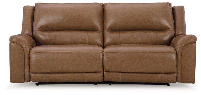 Trasimeno - Caramel - 2 Seat Pwr Rec Sofa Adj Headrest by Signature Design by Ashley® | Bel Furniture