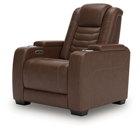 High Impact - Power Recliner / Adj Headrest - Tobacco - view 9