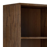 Clarkson - Bookcase With Storage - Rustic Natural Aged Brown by Simpli-Home | Bel Furniture