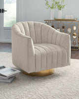 Penzlin - Pearl - Swivel Accent Chair by Signature Design by Ashley® | Bel Furniture