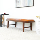 Maddox - Bench - Rustic / Tan by Ashcroft Furniture | Bel Furniture