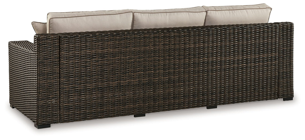 Coastline Bay - Brown - Sofa With Cushion by Signature Design by Ashley® | Bel Furniture