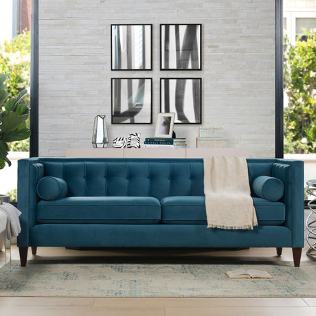 Jack - Modern Tuxedo Tufted Sofa by Jennifer Taylor Home | Bel Furniture