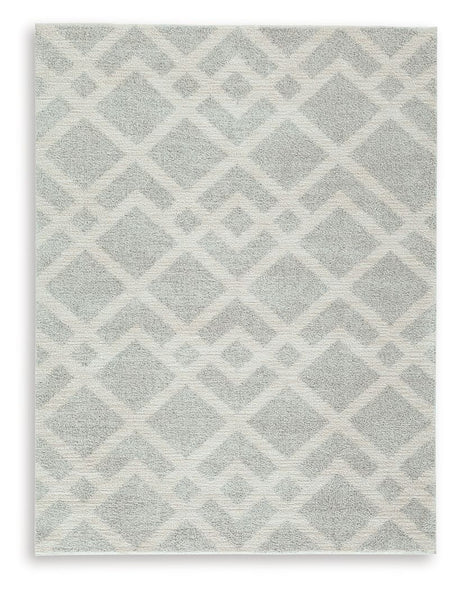 Unawick - Rug Gray 5' x 7' by Signature Design by Ashley® | Bel Furniture