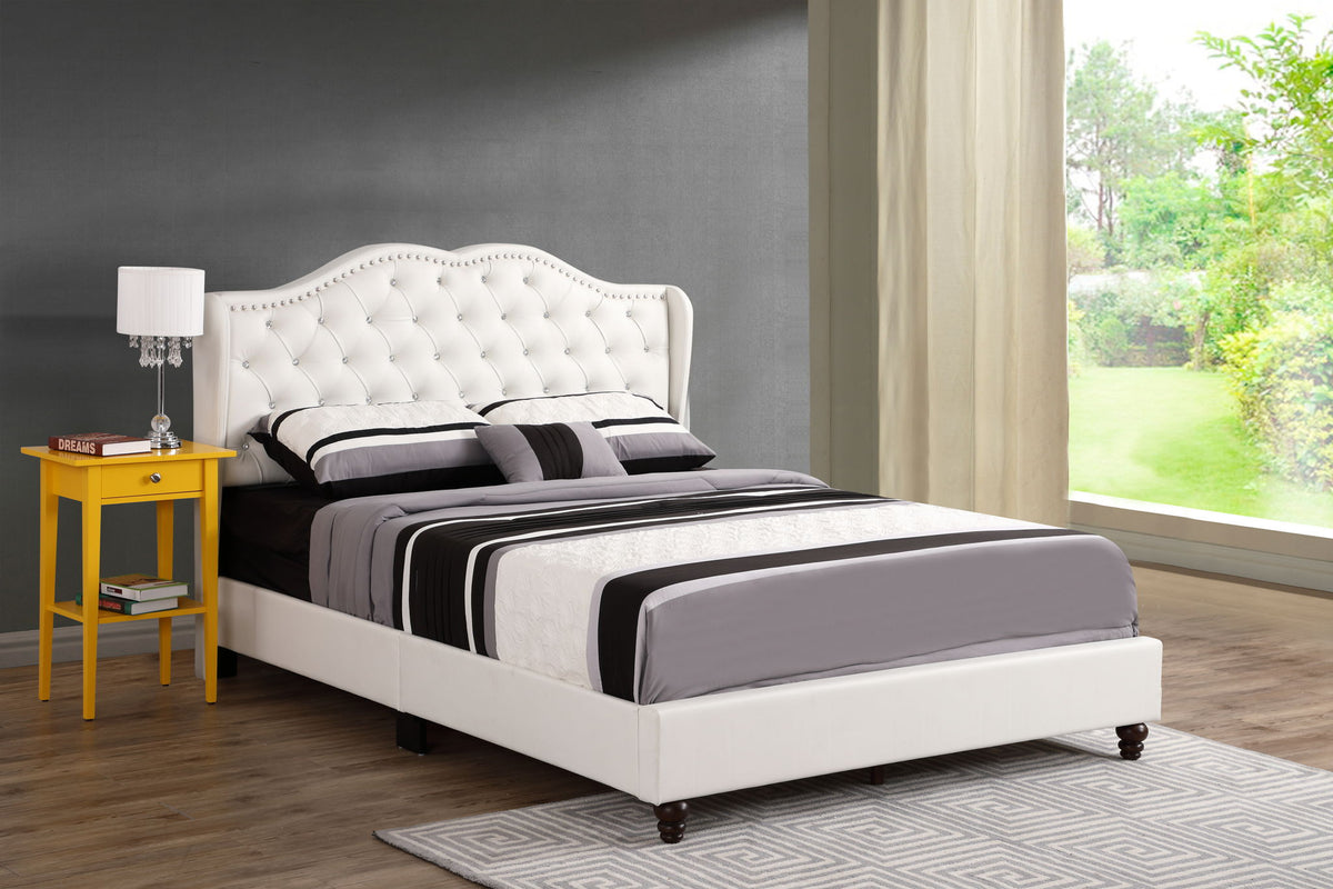 Upholstered Bed Transitional