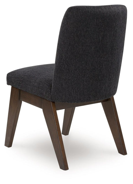 Dilenno - Dark Brown - Dining Upholstered Side Chair (Set of 2) by Signature Design by Ashley® | Bel Furniture