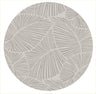 Curve - Round Rug Gray 4' x 6' by Icona Home Decor | Bel Furniture