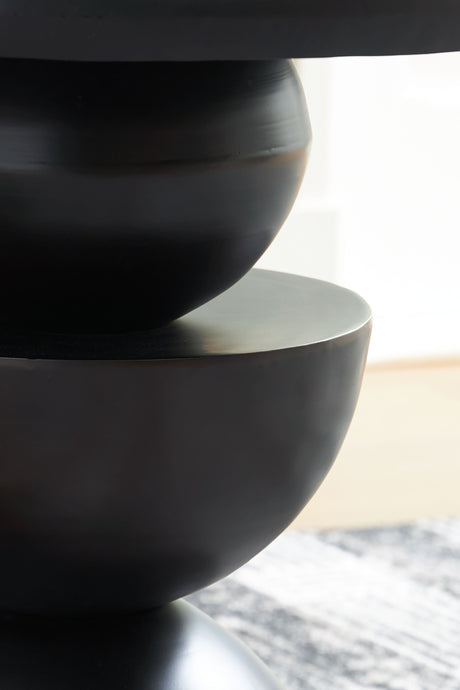 Kurtson - Bronze Finish - Accent Table by Signature Design by Ashley® | Bel Furniture