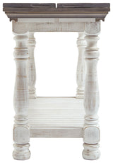 Havalance - Gray / White - Flip Top Sofa Table by Signature Design by Ashley® | Bel Furniture