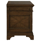 Hartshill - 5-Drawer Home Office File Cabinet - Burnished Oak