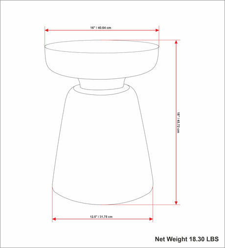 Robbie - Handcrafted Accent Table - view 23