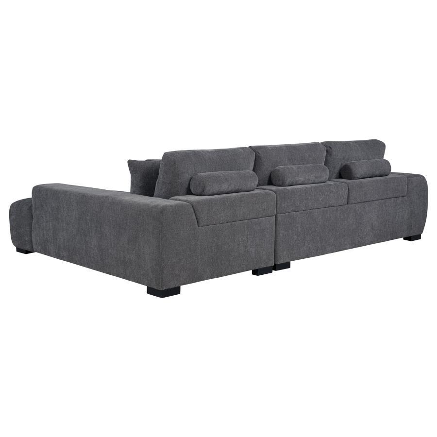 Octavia - Upholstered Sectional Chaise Sofa by Coaster Fine Furniture | Bel Furniture