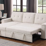 Lucca II - 84.5"W Reversible Sleeper Sectional Sofa with Storage Chaise by Lilola Home | Bel Furniture