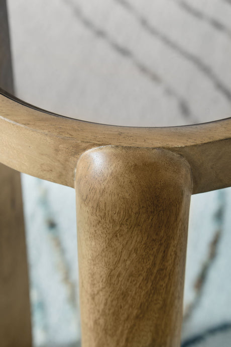 Jossor - Accent Table Set (Set of 2) - Light Brown - view 3