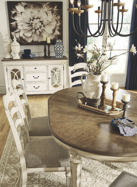 Realyn - Oval Dining Table Set by Signature Design by Ashley® | Bel Furniture