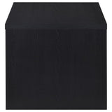Knapp - Engineered Wood Square Side End Table - Black by Coaster Fine Furniture | Bel Furniture